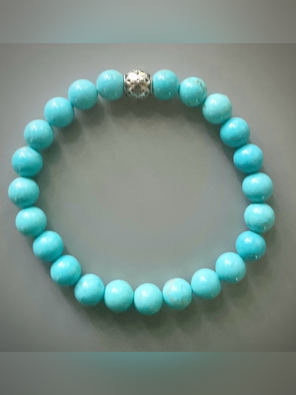 Turquoise Handcrafted Bead Bracelet